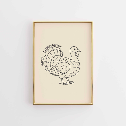 Thanksgiving Turkey Wall Art – Fall Harvest Decor