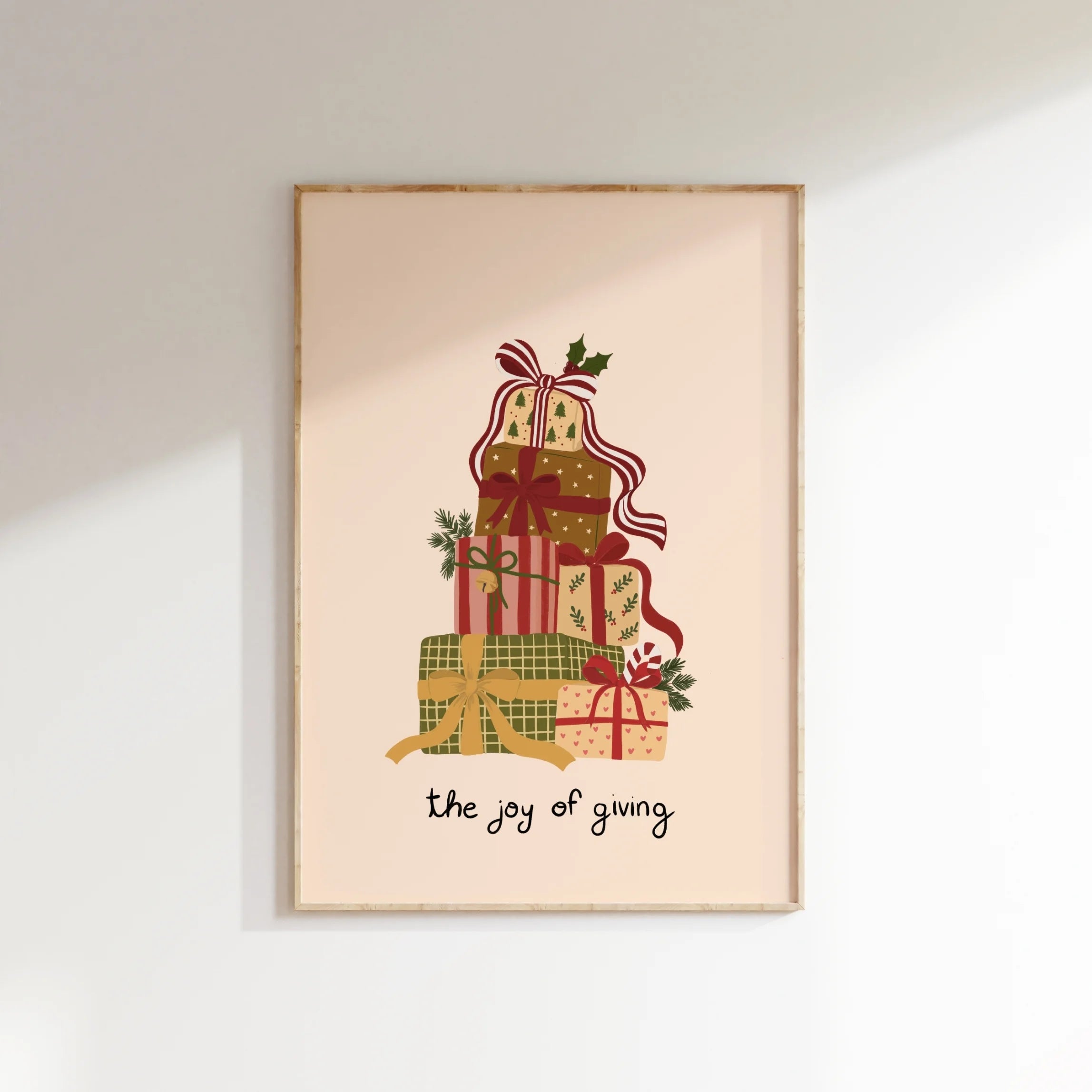 The Joy of Giving – Weihnachtsposter