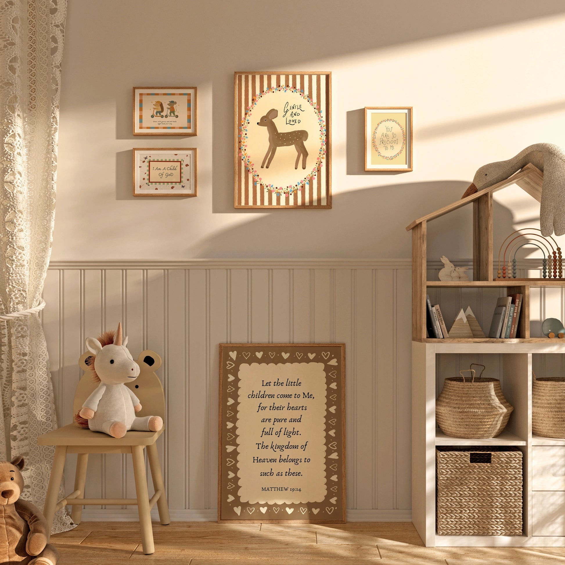 Handmade Christian Nursery, over 50 prints