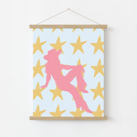Trendy Cowgirl Poster