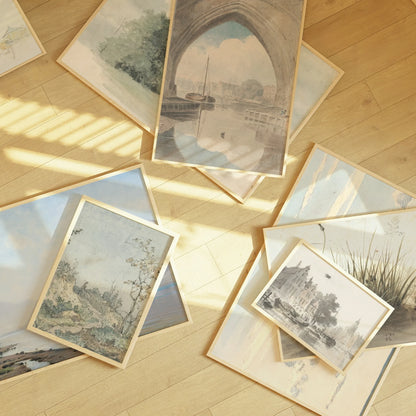 Neutral Summer Vintage Wall Art – 180 Aesthetic Digital Prints