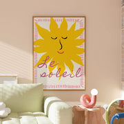 Le Soleil French Summer – Art mural côtier