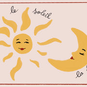 French Sun and Moon – Nursery & kids wall art