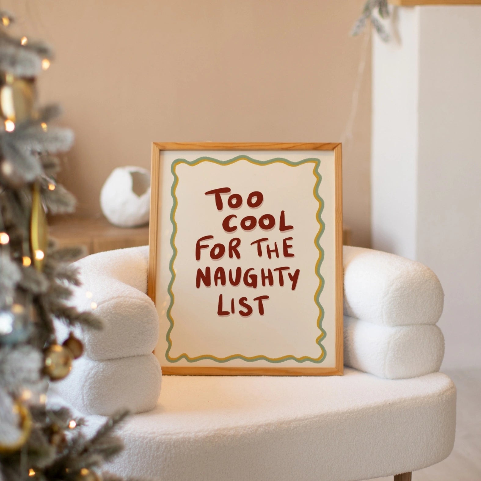 Too Cool for the Naughty List Print