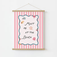 Surf Up Wall Art - Poster colorato con tavola da surf
