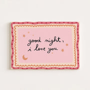 Good Night, Love You – Nursery & Kids Canvas Wall Art