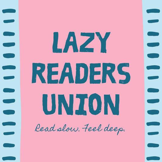 Lazy Readers Union Print – Funny Bookish Wall Art
