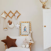Woodland Animal on a Scooter - Nursery & Kids Wall Art