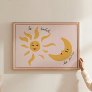French Sun and Moon – Nursery & kids wall art