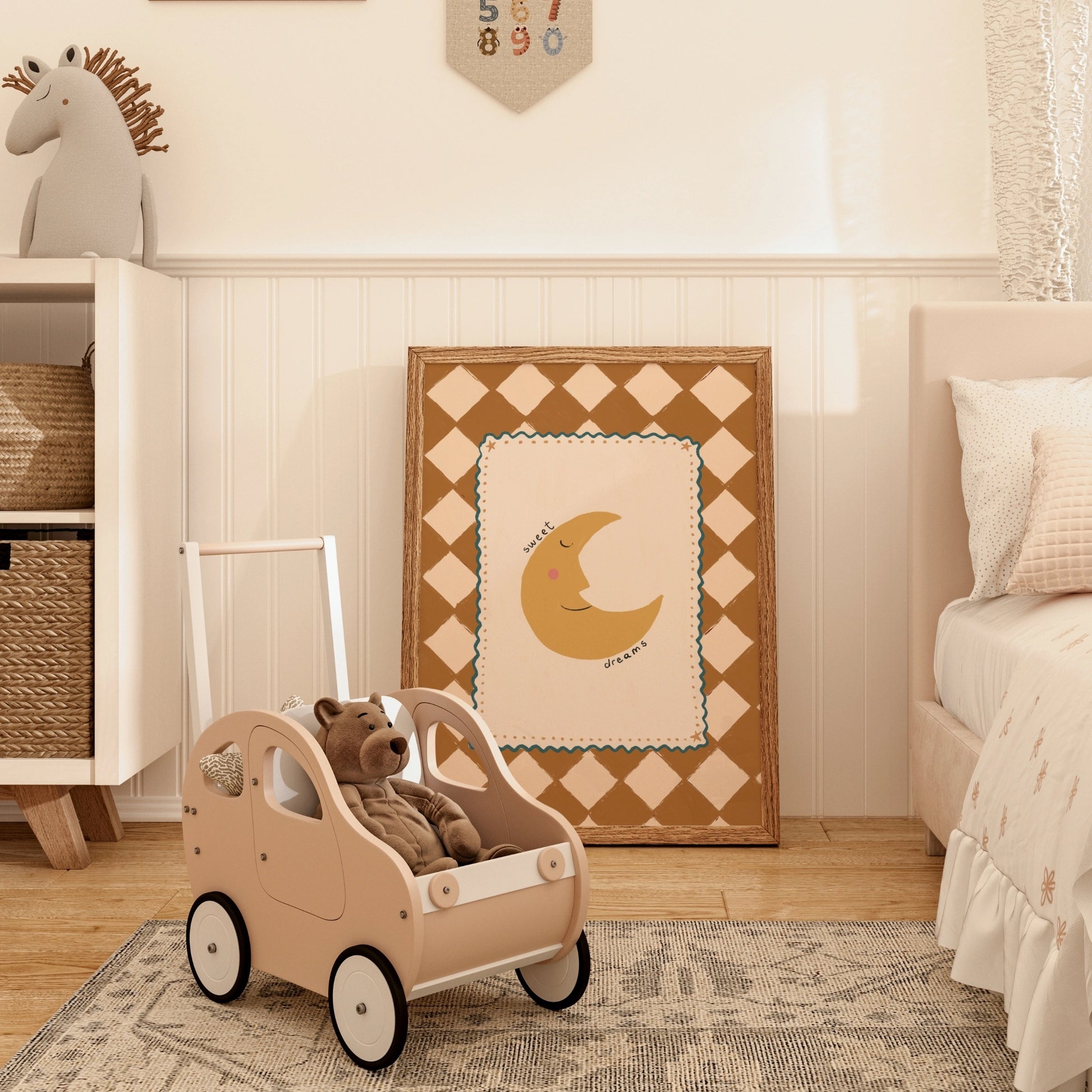 Stampa "Sogni d'oro" con luna