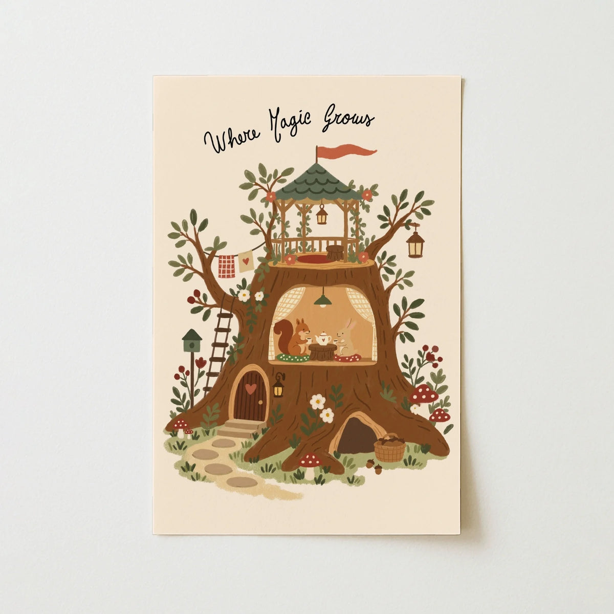 Where Magic Grows – Poster fürs Kinderzimmer