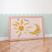 French Sun and Moon – Nursery & kids wall art