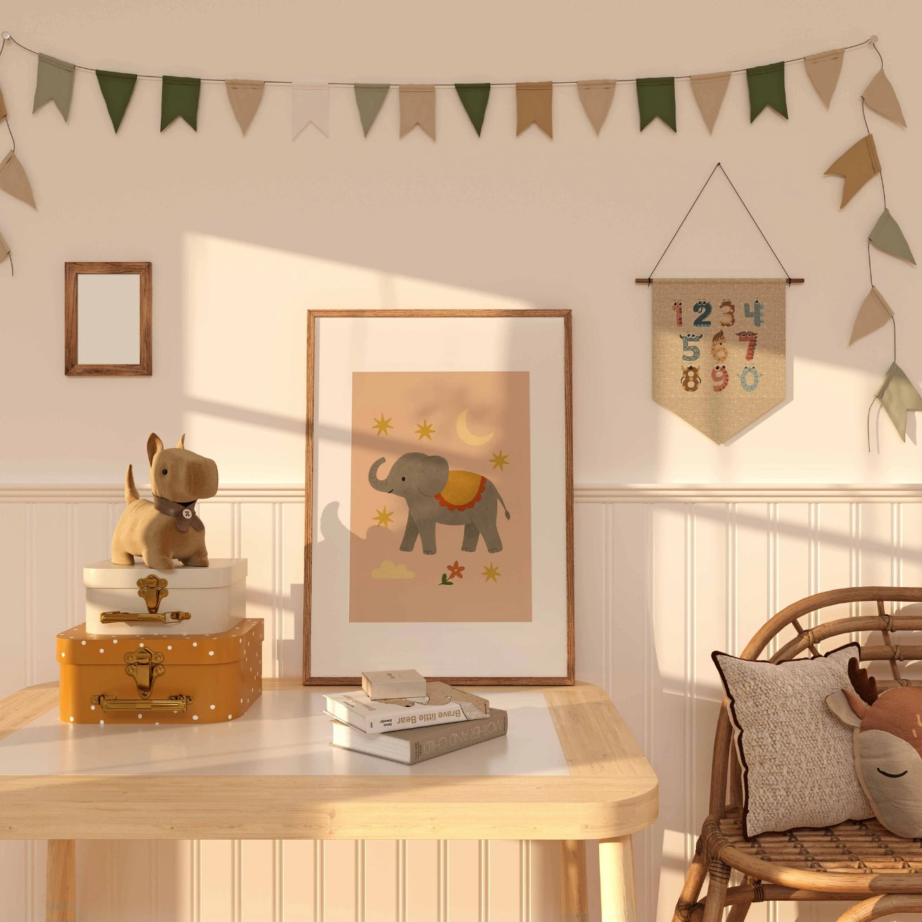 Elephant Nursery Print
