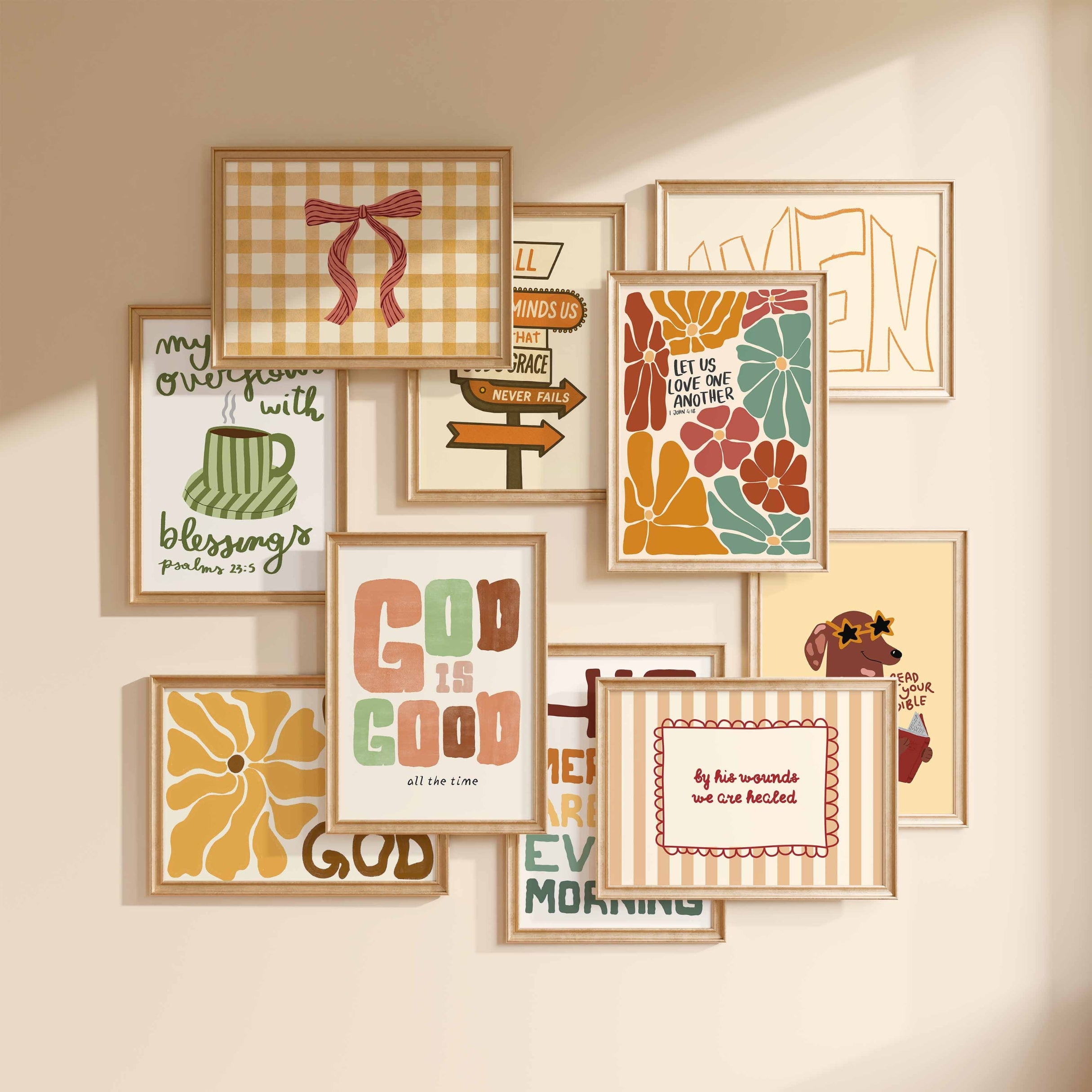 Hand-Drawn Cozy Christian – 100+ Hand-Drawn Digital Prints