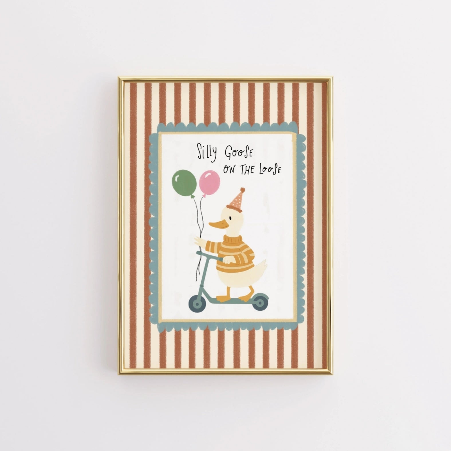 Décoration murale pour chambre d'enfant Silly Goose