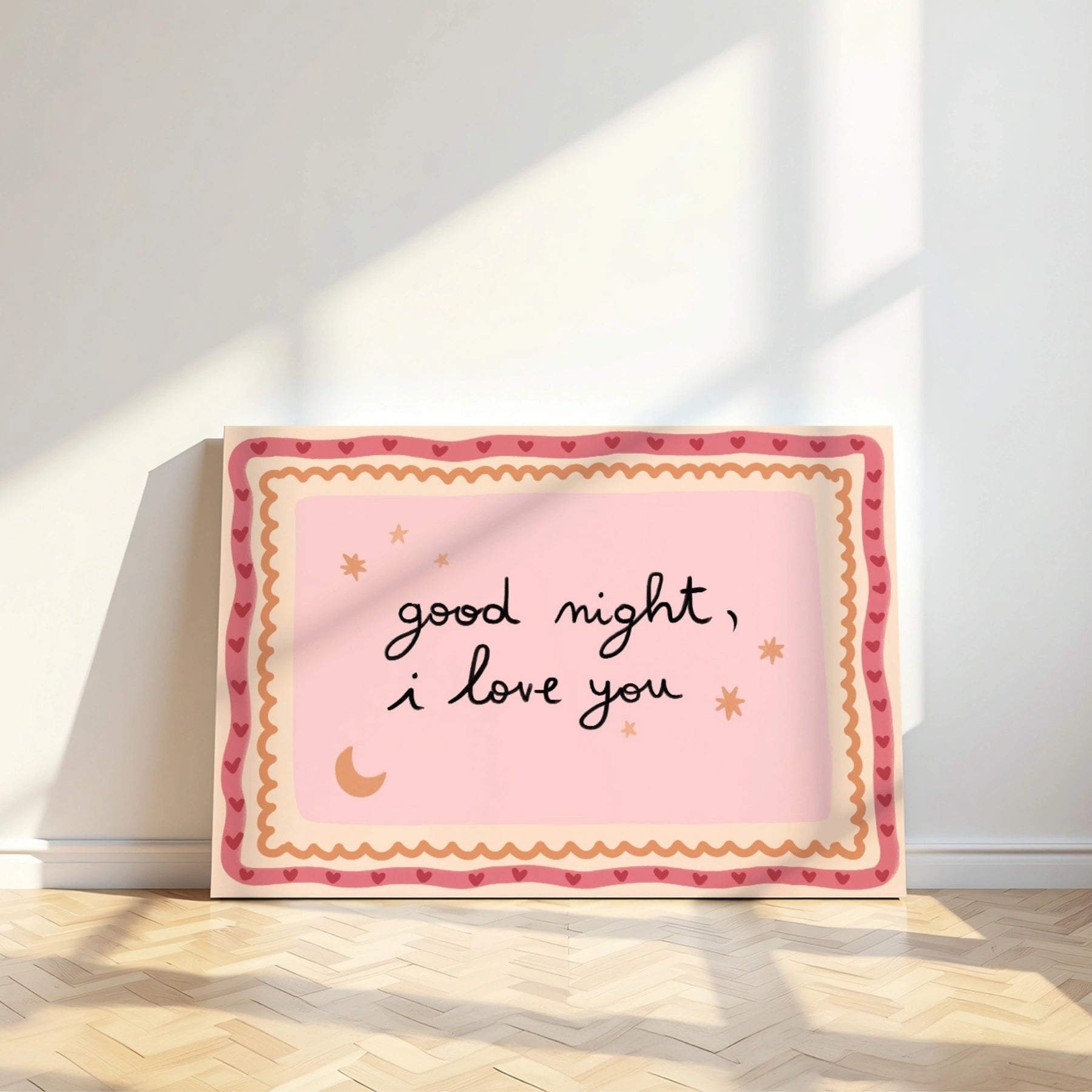 Toile murale douce pour chambre d'enfant