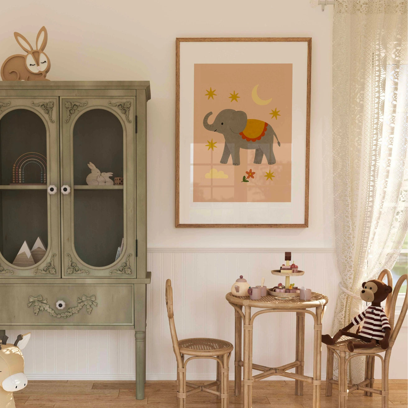 Elephant Nursery Print