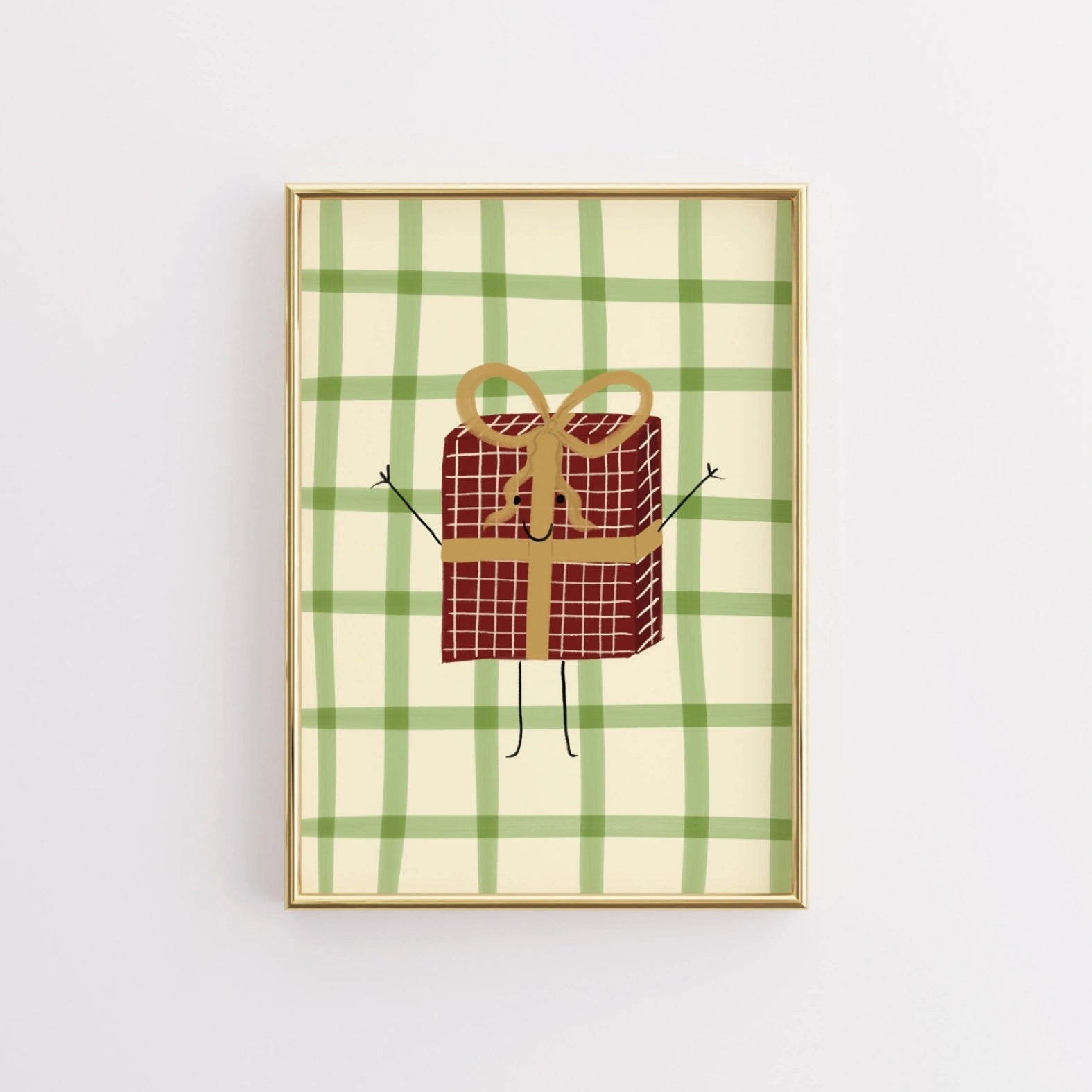 Christmas Gift Box Nursery Print