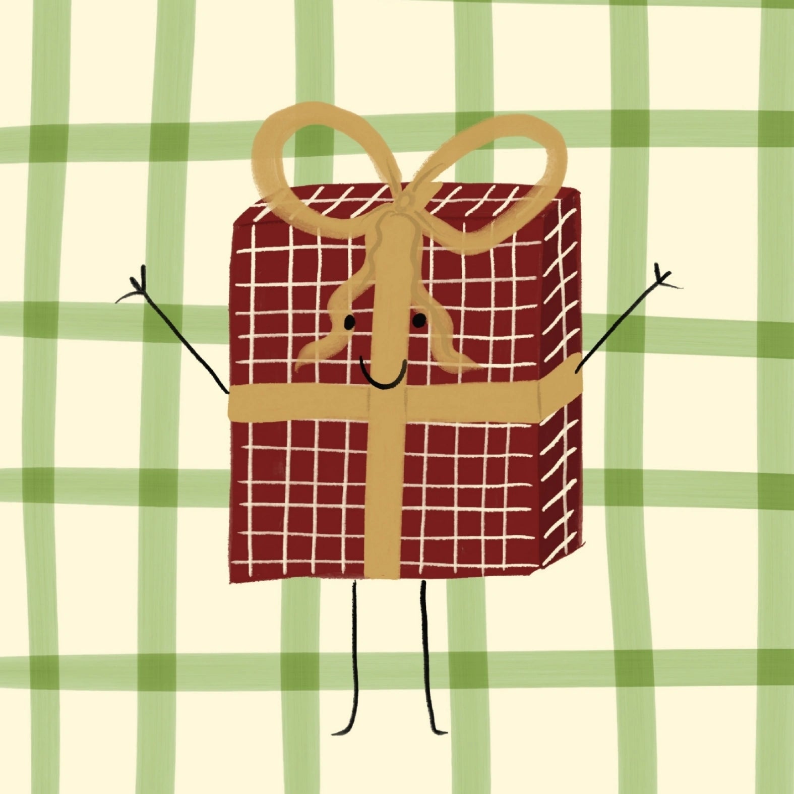 Christmas Gift Box Nursery Print