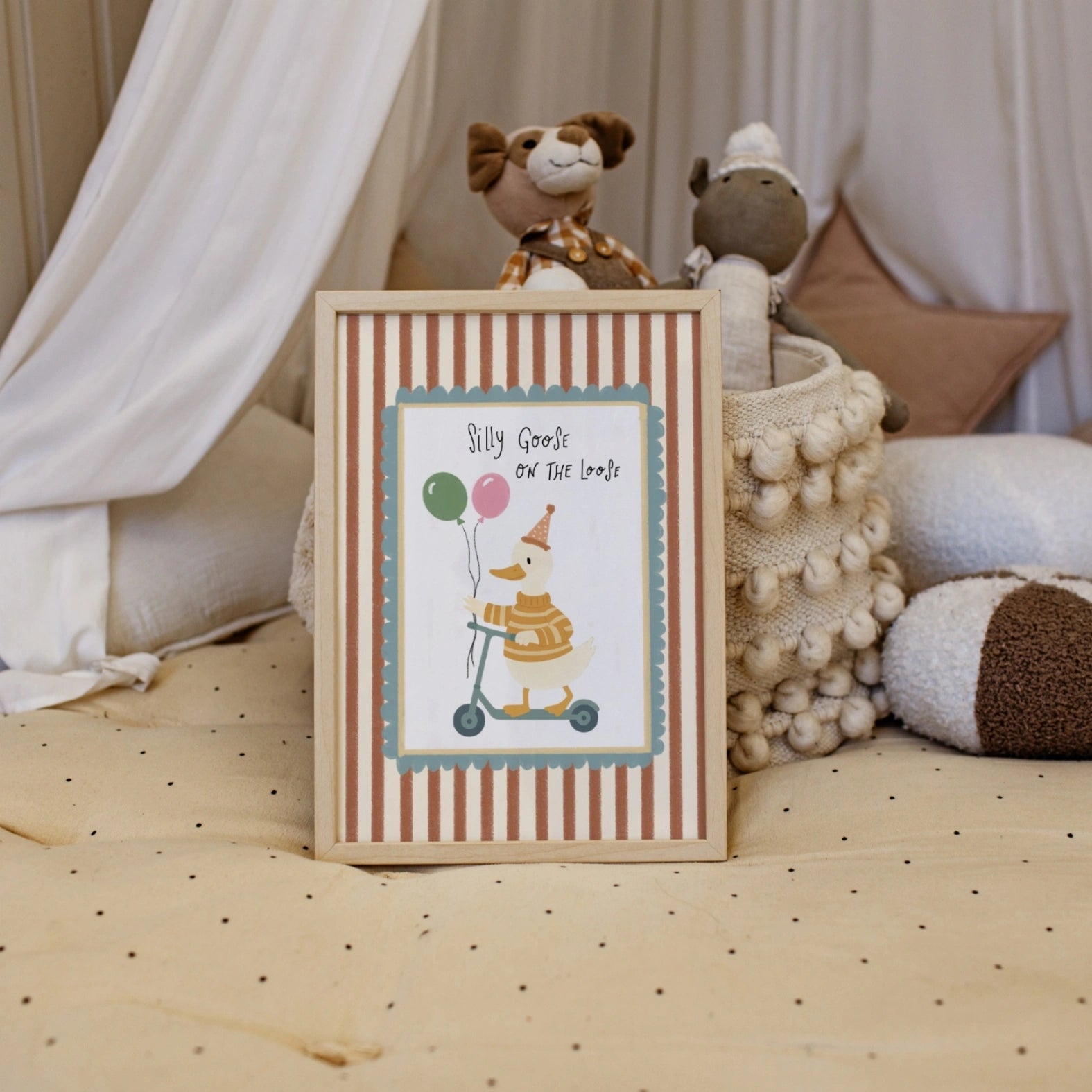 Décoration murale pour chambre d'enfant Silly Goose