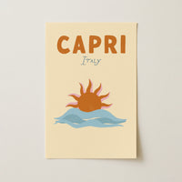 Surf Up Wall Art - Poster colorato con tavola da surf