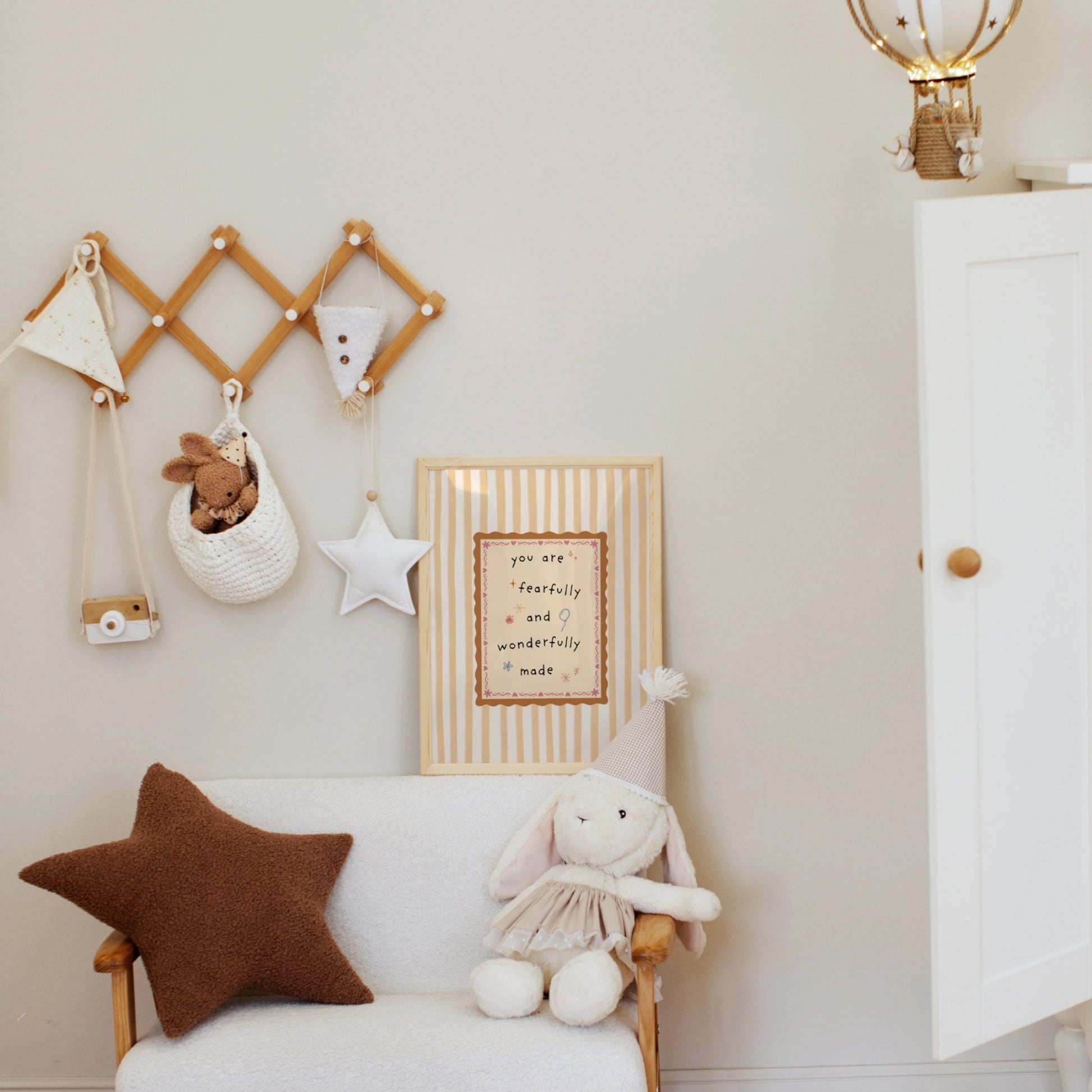 Décoration murale chrétienne pour chambre d'enfant