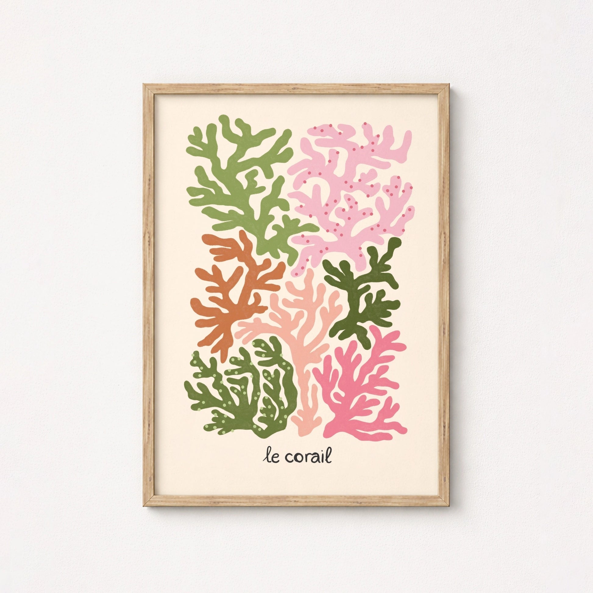 Tropical Seaweed Poster