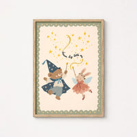 Little Wishes, Big Magic – Poster fürs Kinderzimmer