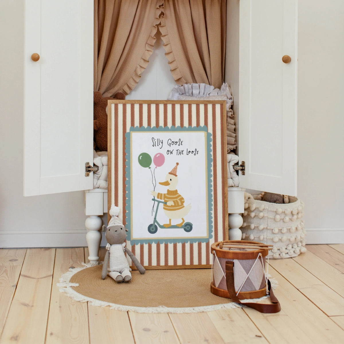 Silly Goose Nursery Wall Art, Christian Nursery Decor – Wall Art Prints ...