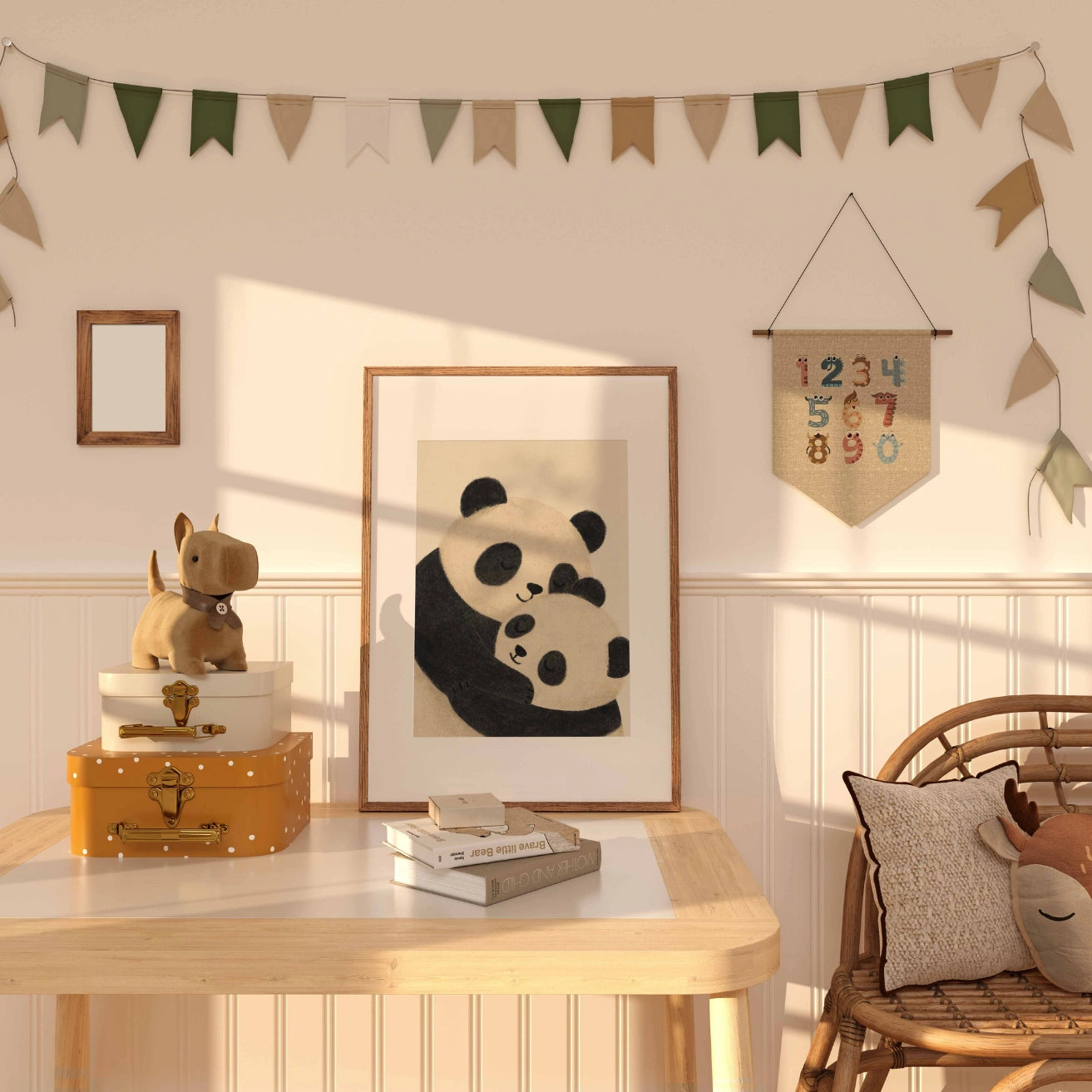 Panda Nursery Print