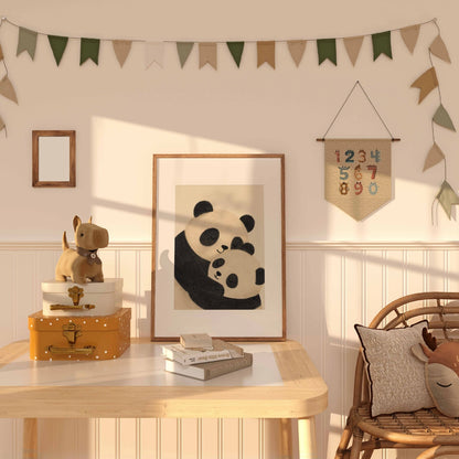 Panda Nursery Print