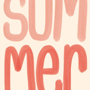 Summer Typography – Coastal Wall Art