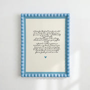 Jane Eyre Quote – Art mural sur les livres