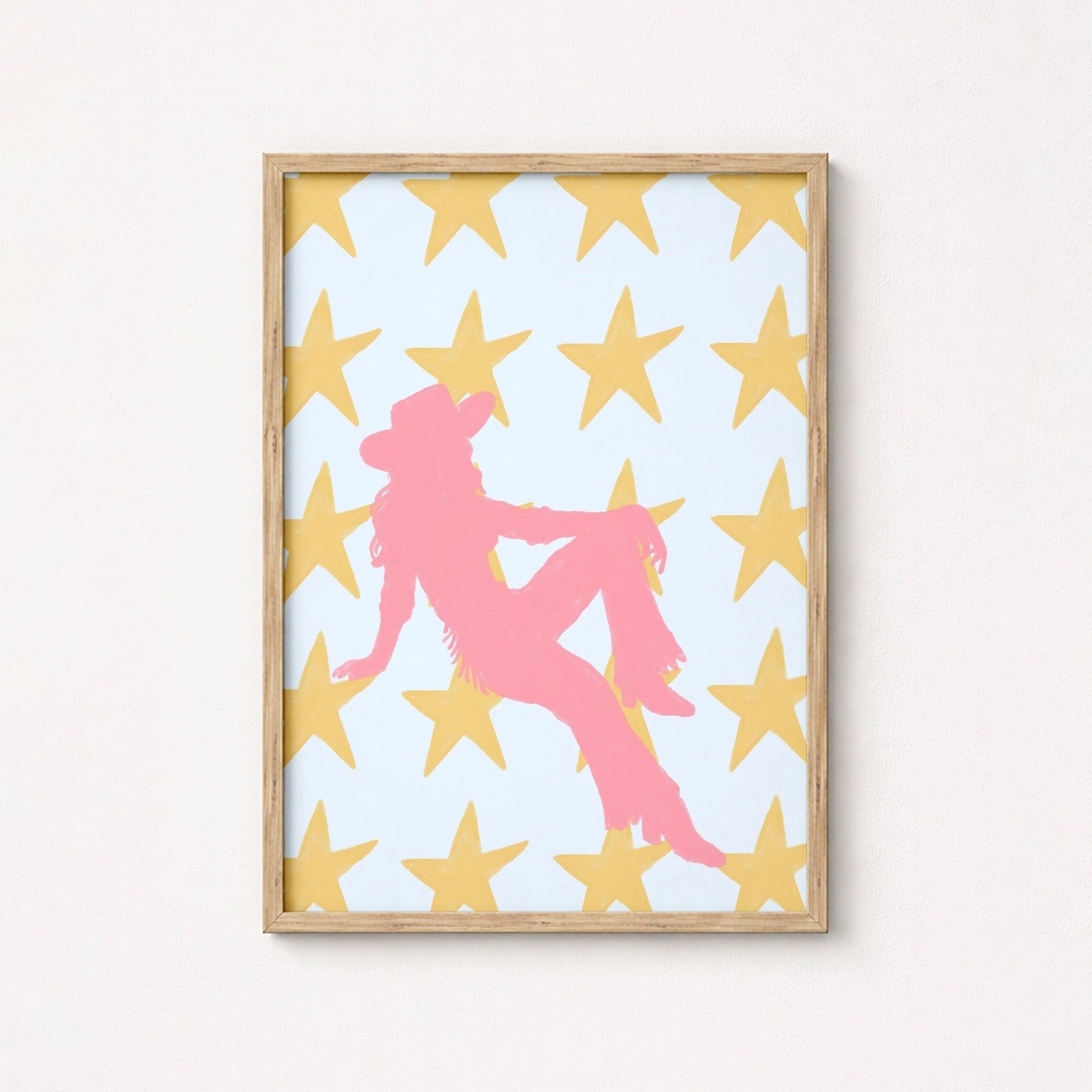 Trendy Cowgirl Poster