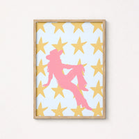 Trendy Cowgirl Poster