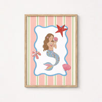 Mermaid Coastal Wall Art