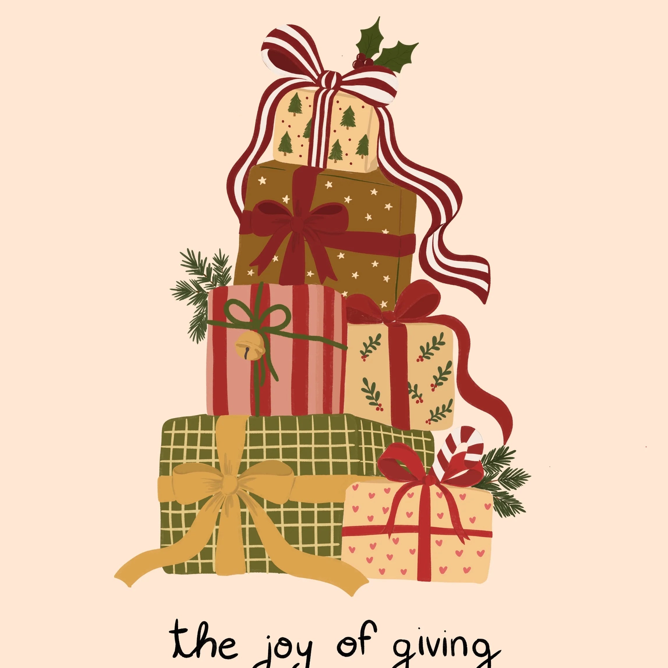 The Joy of Giving – Weihnachtsposter