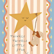 Little Star & Teddy Bear – Nursery & kids wall art