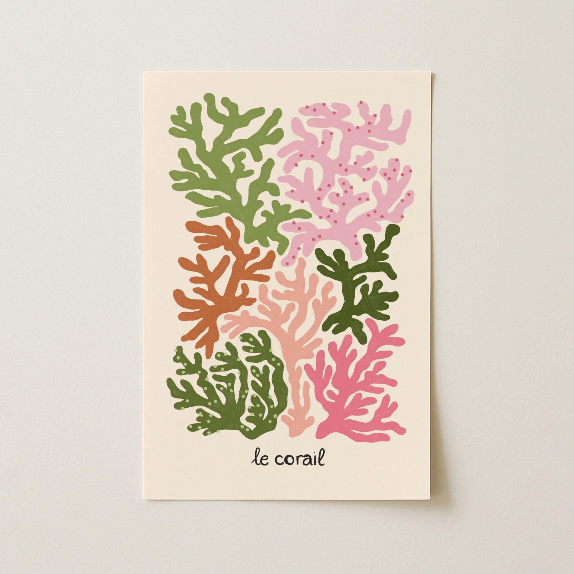 Tropical Seaweed Poster