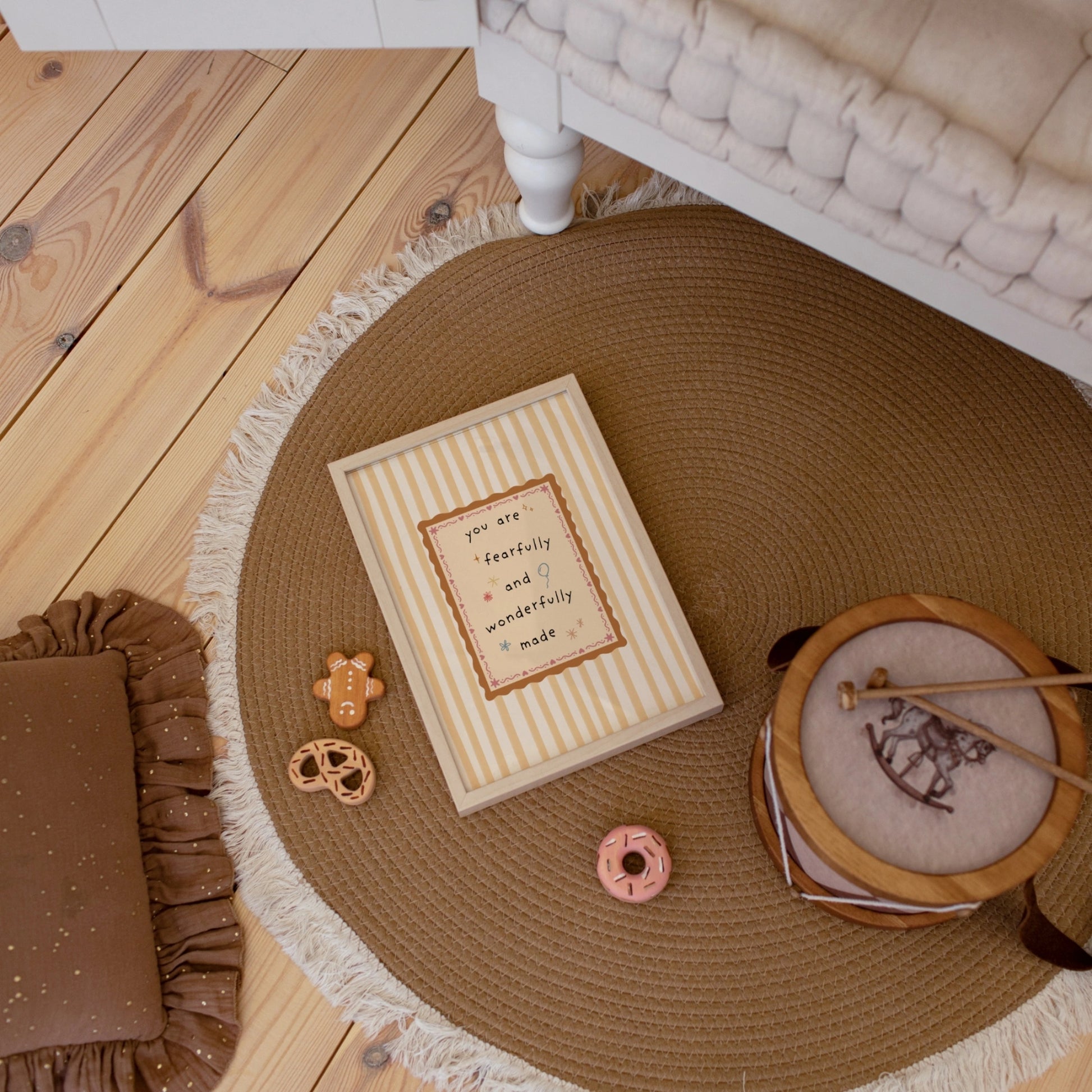 Décoration murale chrétienne pour chambre d'enfant