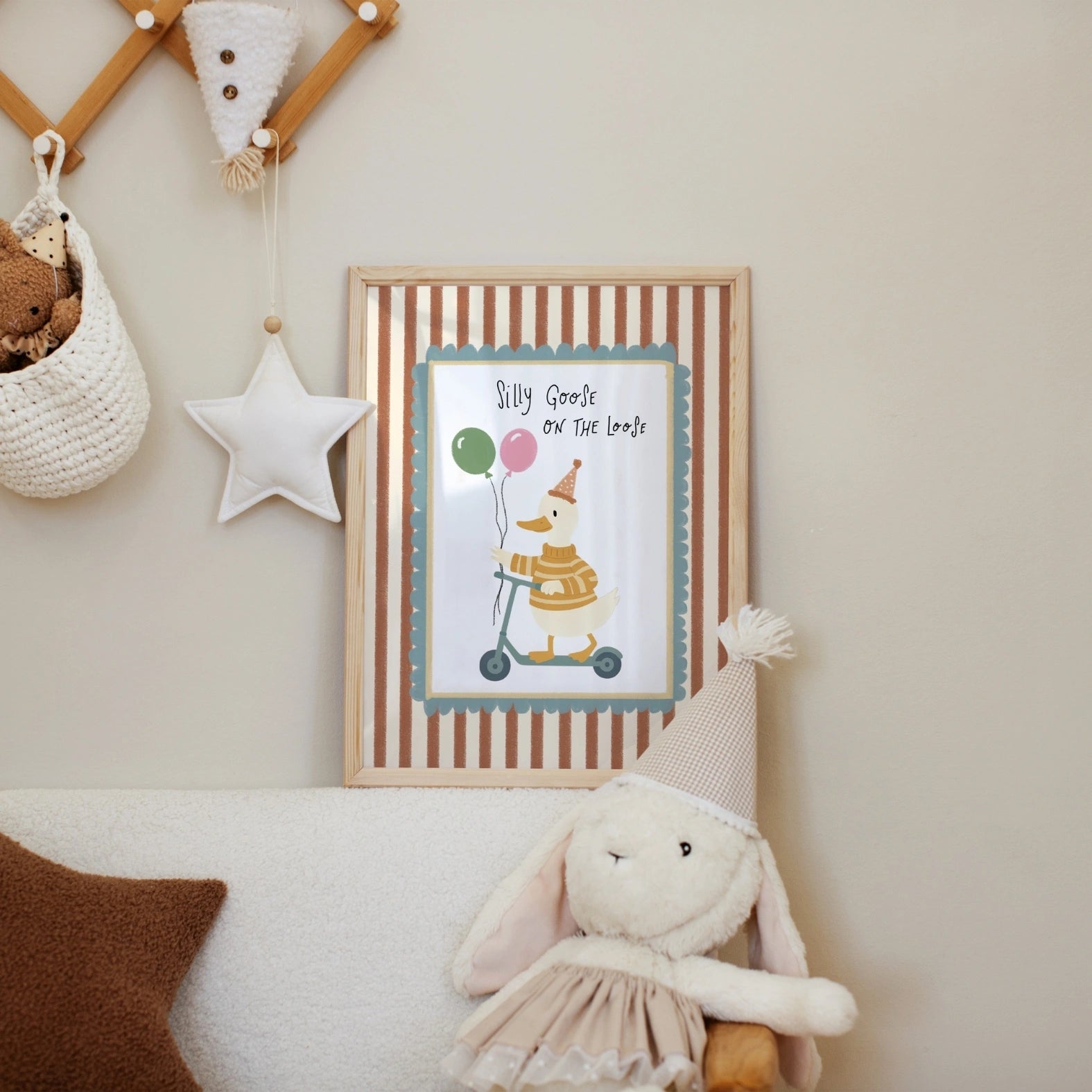 Décoration murale pour chambre d'enfant Silly Goose