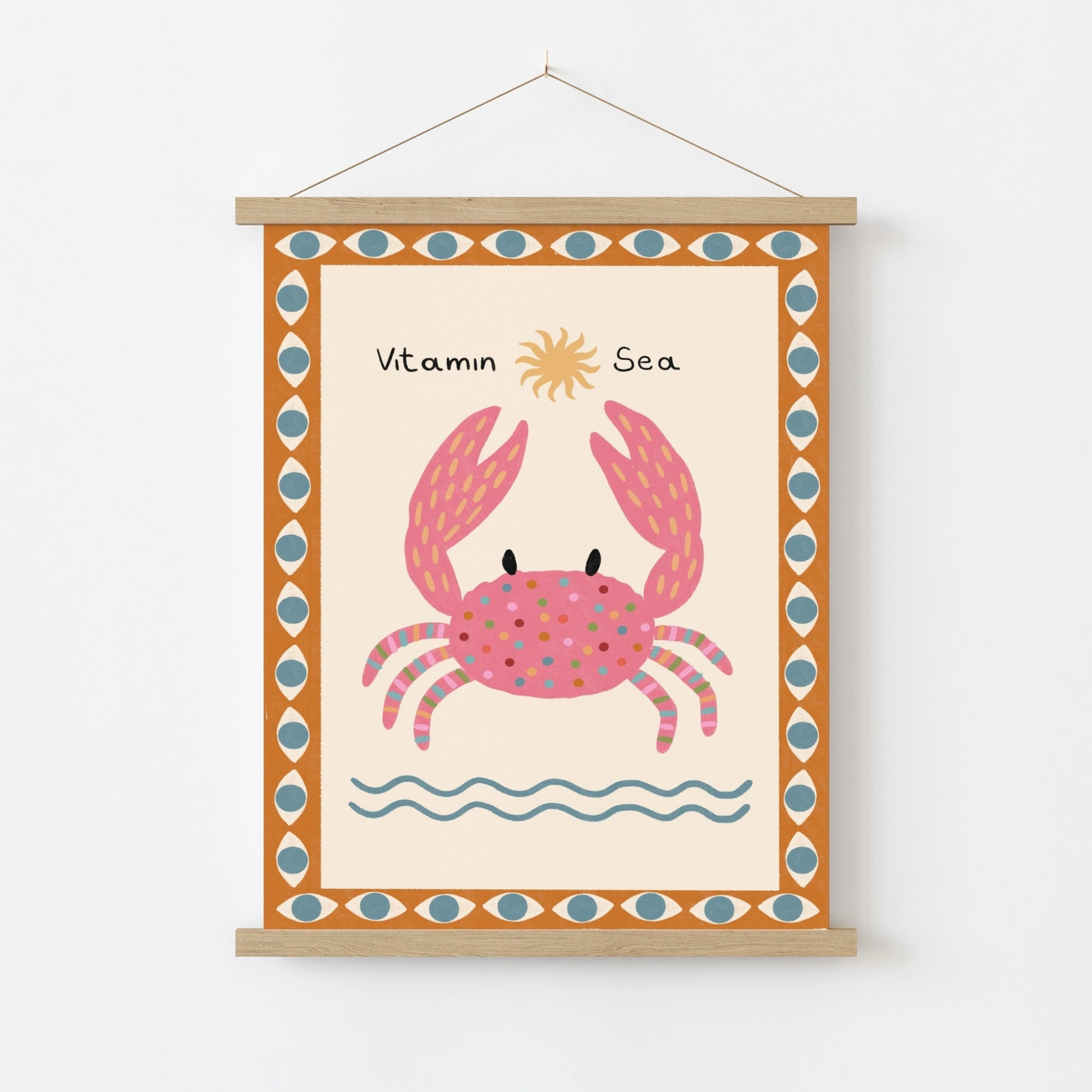 Vitamin Sea Crab Wall Art
