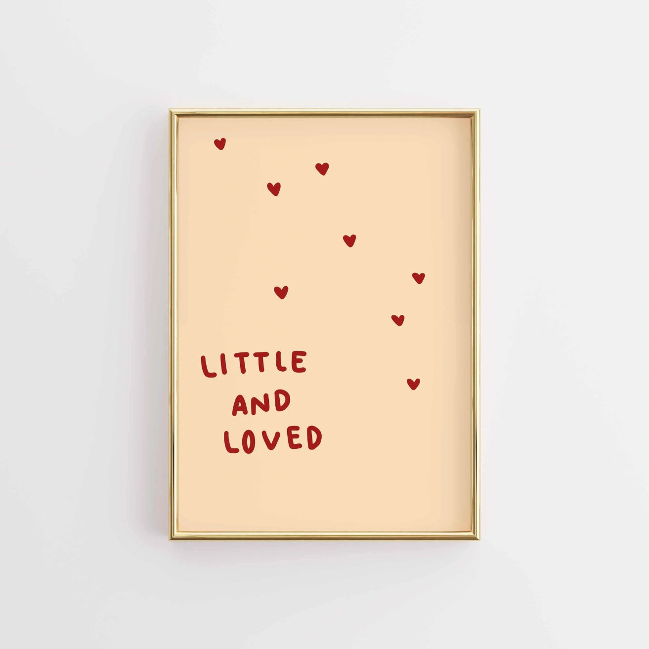Little and Loved Nursery Print