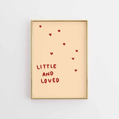 Little and Loved Nursery Print