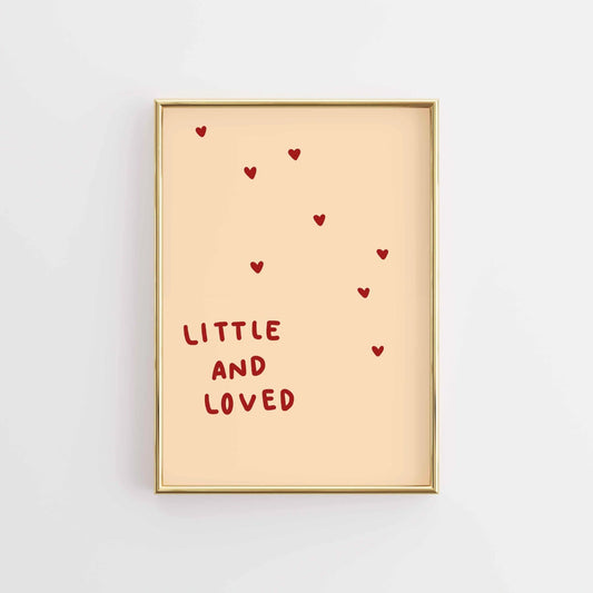 Little and Loved Nursery Print