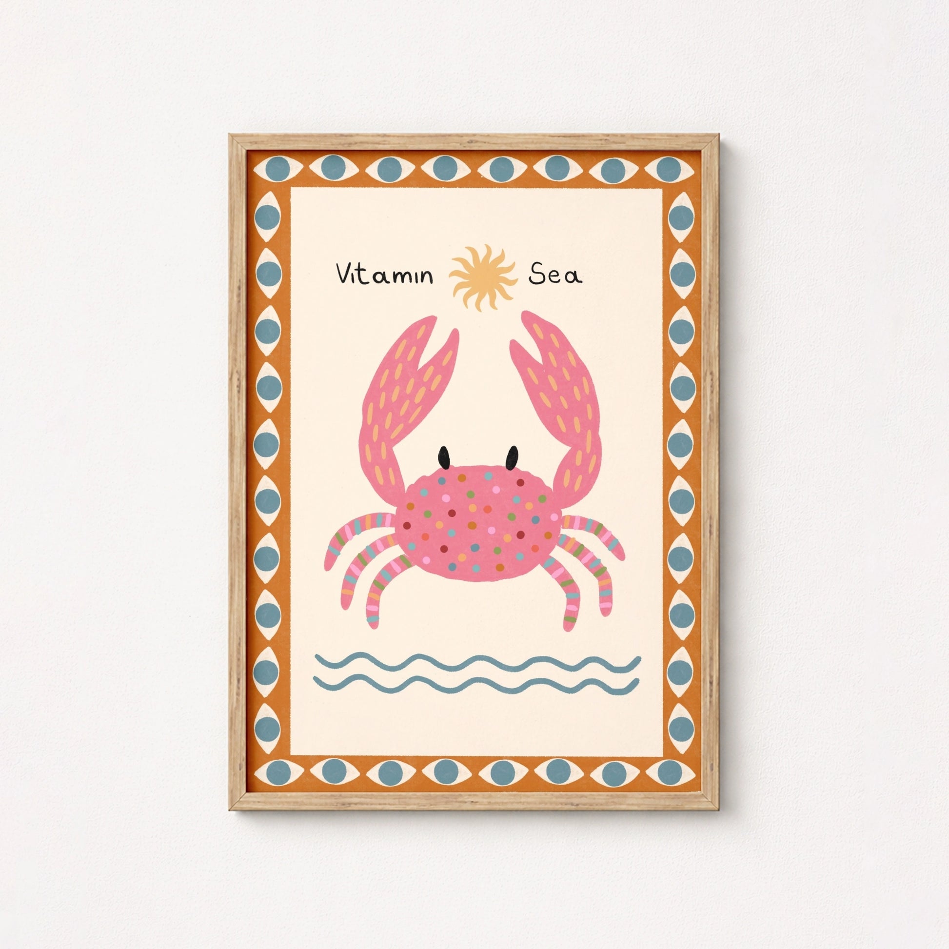 Vitamin Sea Crab Wall Art