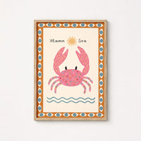 Vitamin Sea Crab Wall Art