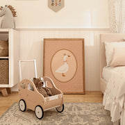 Little Goose in Pink – Décoration murale pour chambre de bébé et enfants