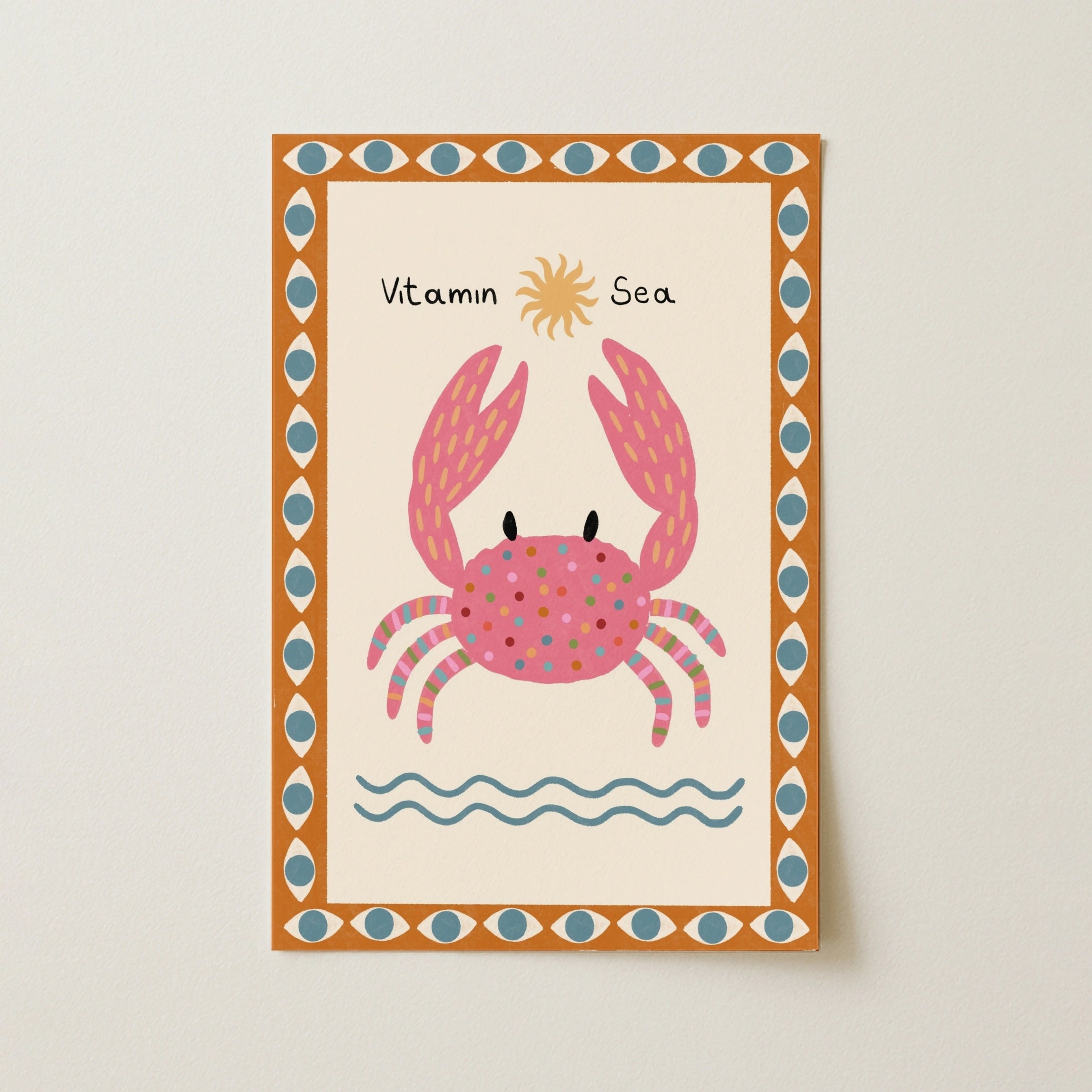Vitamin Sea Crab Wall Art