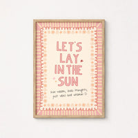 Pink Summer Quote Print